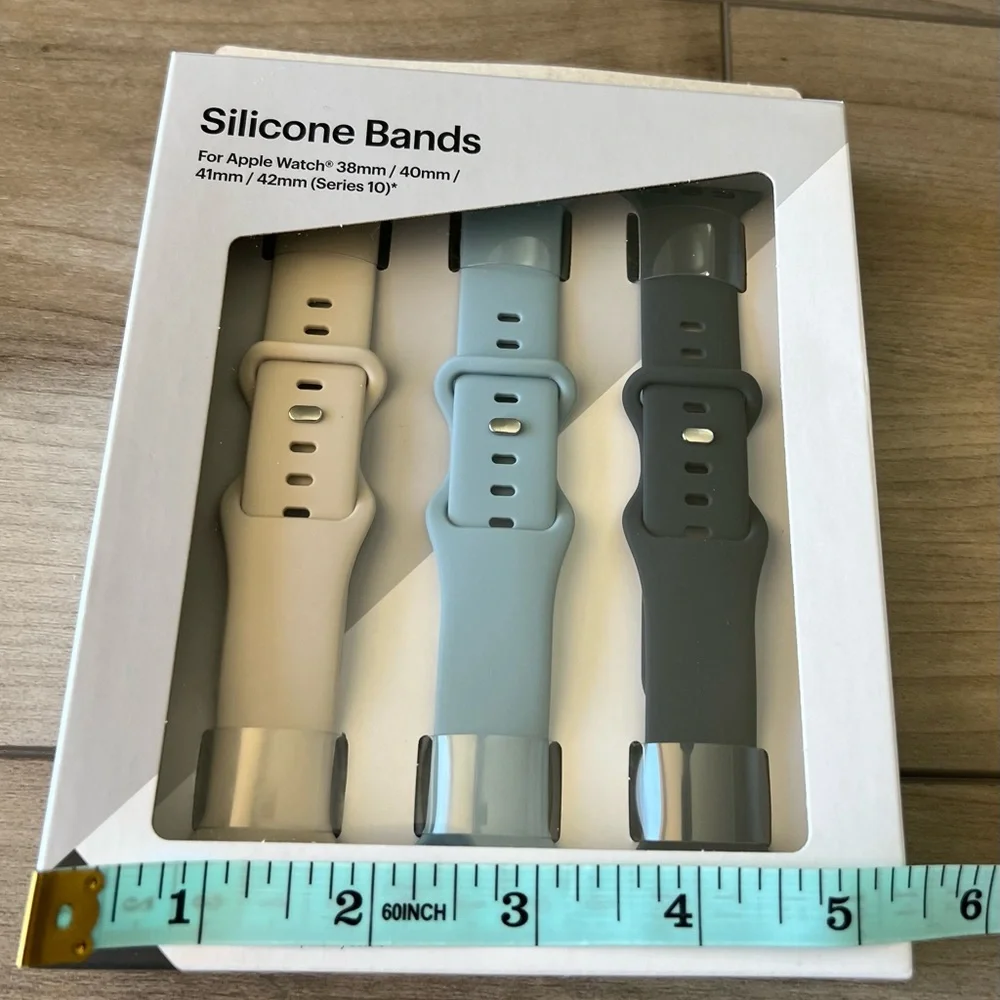 BEST BUY ESSENTIALS | NIB Apple Watch Silicone Bands